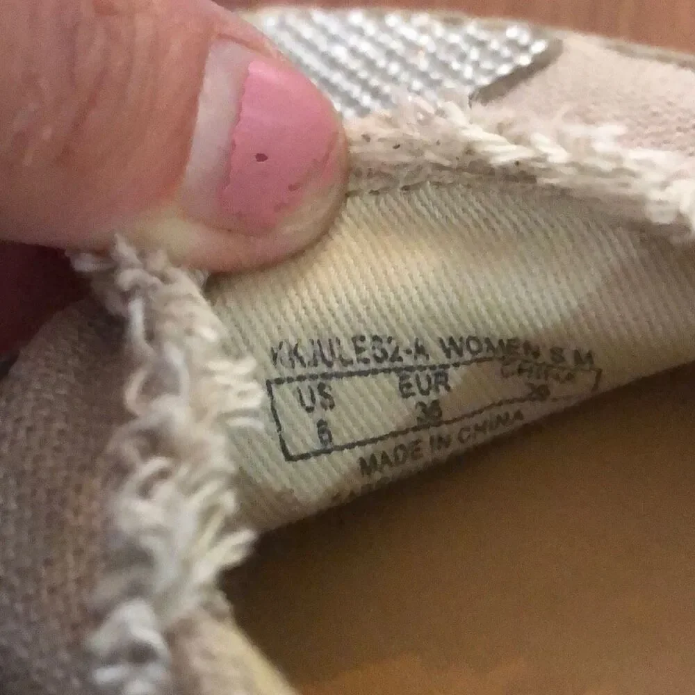 Kendall+ Kylie Rhinestone espadrille, size 8, what